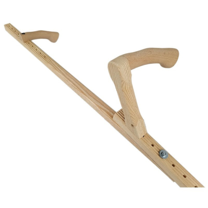 Sensenwurf für Linkshänder Ergonomisch Verstellbar Esche